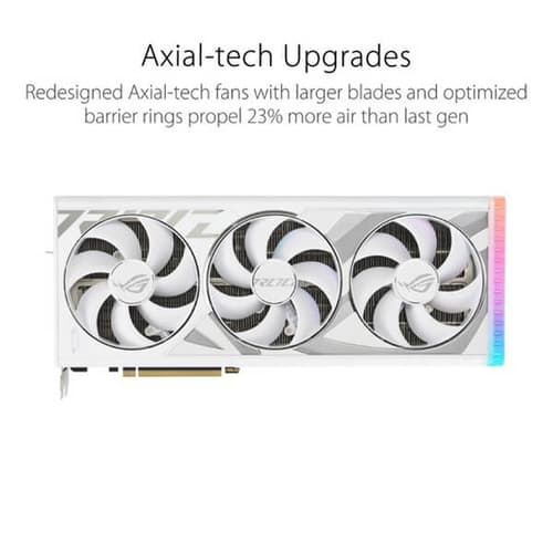 Asus ROG Strix RTX 4090 OC Edition White 24GB Gaming Graphics Card